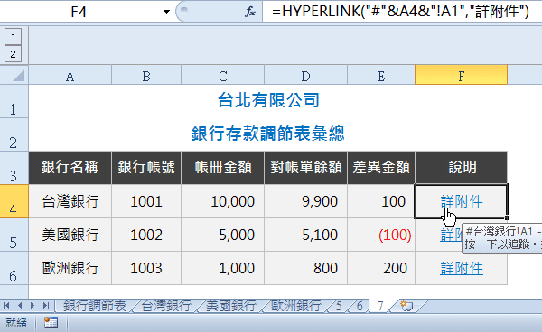 Hyperlink函數用法：Excel超連結文字的2種設定