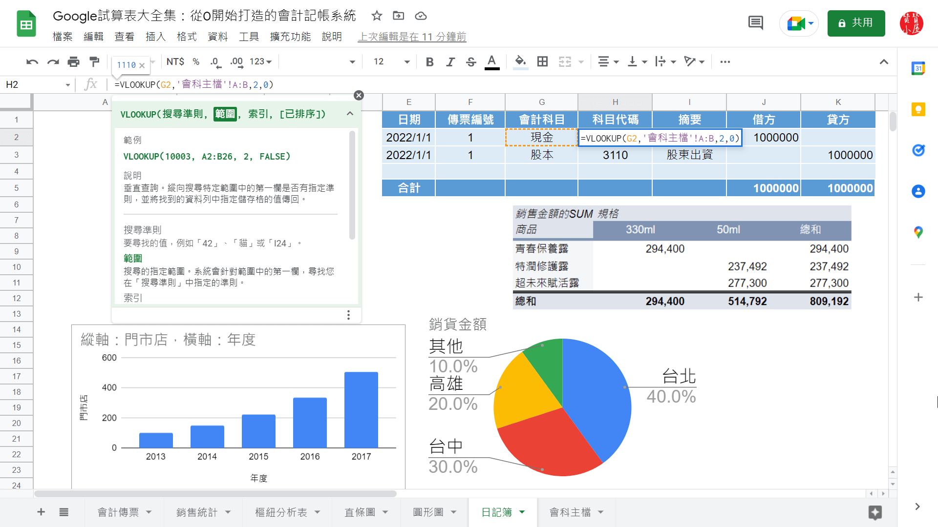 從Excel到Google試算表